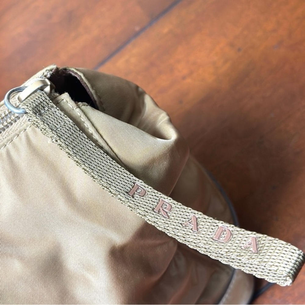AUTHENTIC Prada Tessuto Cuoio Shoulder Bag. Tan. - Picture 6 of 16